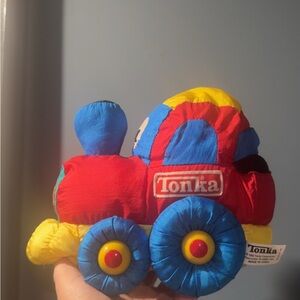 Tonka Colorful Plush Train Toy Vintage